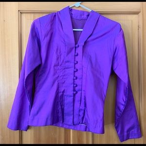 Handmade silk jacket